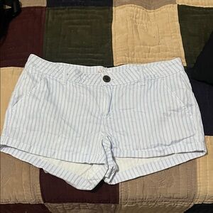 Heritage Light Blue Striped Women's Shorts